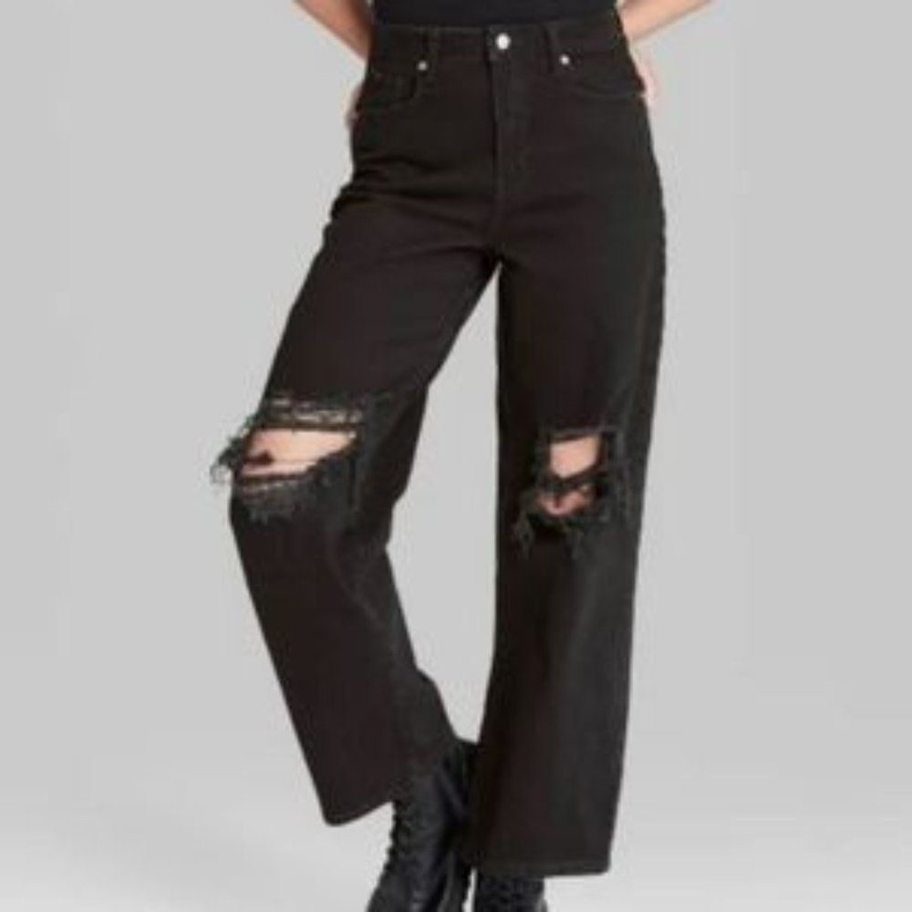 Wild Fable highest rise baggy jeans wide leg size 6/28